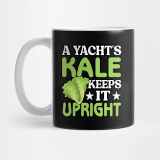 A yacht's kale keeps it upright Mug